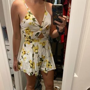 Hello Molly floral romper